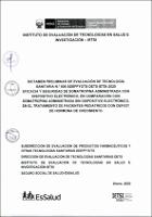 Dictamen Preliminar De Evaluación De Tecnología Sanitaria N° 005 ...